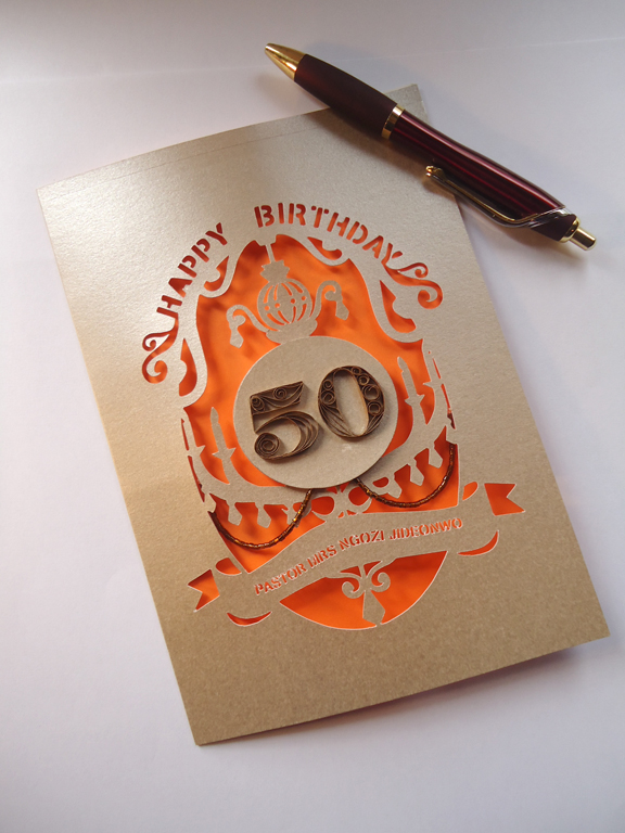 50th Birthday Card
