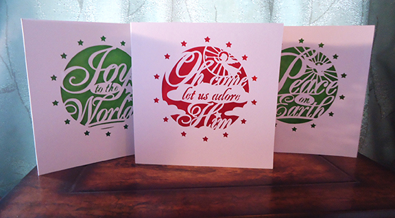 The combo range of Christmas Cards