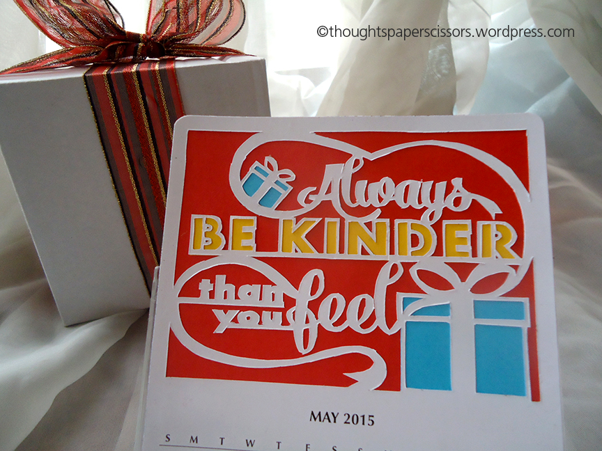 May 2015 calendar close up