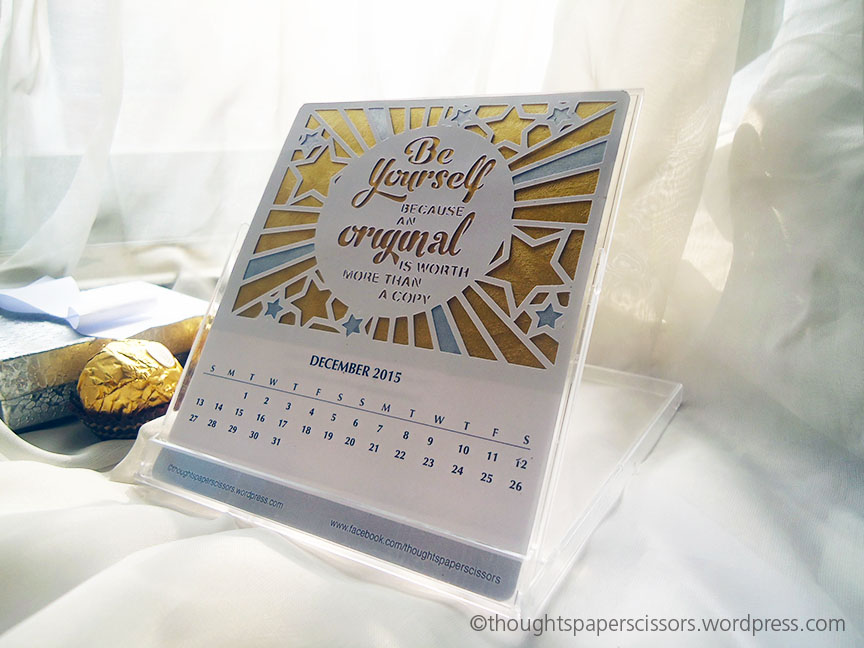 December: 2015 Monthly Calendar&nbsp;Project